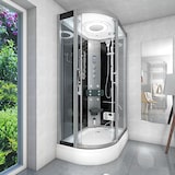 thumbnail of Duschkabine Komplettdusche Fertigdusche Dusche D60-73T1L 120x80 cm ohne 2K Scheiben Versiegelung