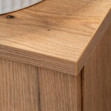 thumbnail of Helloshop26 - Badezimmer-Unterschrank für Waschbecken Designerstil 90 x 60 x 40 cm Eichenoptik 03_0009999