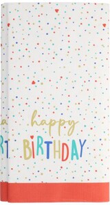 thumbnail of 15x Tischdecke, Papier 120 cm x 180 cm `Happy Birthday`