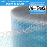 thumbnail of 1 Rouleau de film bulle d'air largeur 60cm x longueur 100m  - gamme Air'Roll AUTOCOLLANT