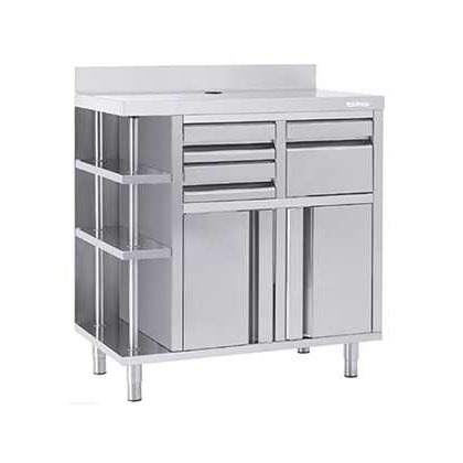 Mueble Cafetero Inox MCAF 1000 Infrico