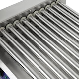 thumbnail of vertes Hot Dog Maker 2200W, Edelstahl, 11 Walzen, 2 Heizzonen, 50-250°C, Glasabdeckung, Auffangschale