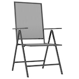 thumbnail of Helloshop26 - Conjunto de comedor de jardín exterior de 5 piezas de acero antracita 02_0013707