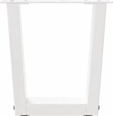 thumbnail of Helloshop26 - Set aus 2 V-förmigen Couchtischbeinen mit verstellbaren Gleitern 40 x 30-31 cm weißer Stahl 02_0056893