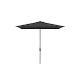 thumbnail of METRO PROFESSIONAL Demi-parasol rectangulaire, acier/aluminium, 2.1 x 1.3 m, avec manivelle, hydrofuge, anthracite/gris