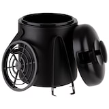 thumbnail of APS ijsemmer set, Ø 14 cm, H: 22 cm, 1,3 liter, roestvrij staal, PP, ABS, zwart