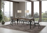 thumbnail of Ausziehbarer Tisch 70x110/194 cm Paxon Walnuss Anthrazit Gestell