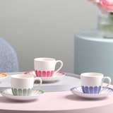 thumbnail of Villeroy & Boch Fleur Couleur Espressotasse mit Untertasse 70 ml 6er Set - Cassis