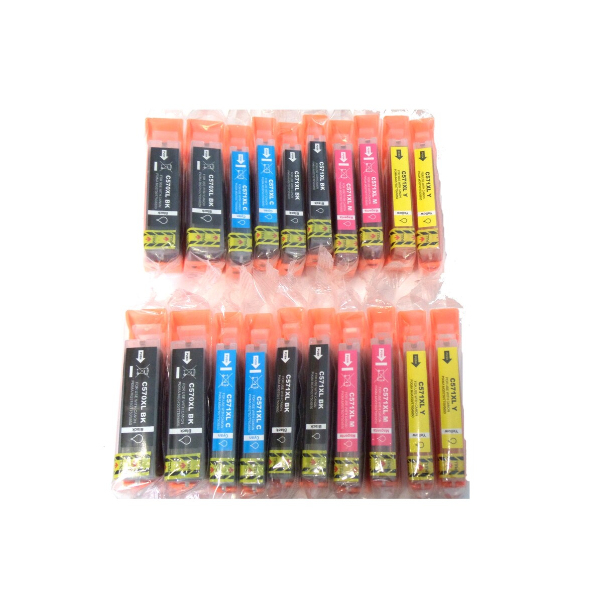 20x Tintenpatronen kompatibel f. Canon Pixma TS-5051 ersetzt Canon PGI-570 und CLI-571 Tintenpatronen