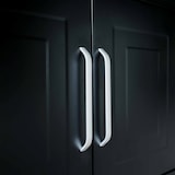 thumbnail of Mueble fregadero de 2 puertas para cocina exterior, negro