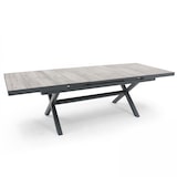 thumbnail of Ausziehbarer 10-Sitzer-Tisch aus Keramik und Aluminium