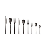 thumbnail of Comas canada, set 24 posate nero vintage, in acciaio inox con trattamento colore in pvd