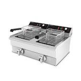 thumbnail of Fritadeira elétrica profissional 2x10L – 6 kW – inox – 20 L