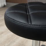 thumbnail of Taburete Giratorio con Ruedas Regulable en Altura de 48-63 cm Taburete de Trabajo Tapizado en PU para Peluquería Cosmética Dentista Diámetro Ø35,5 cm