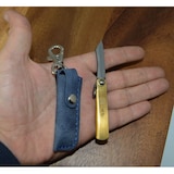 thumbnail of Couteau de Poche Pliant Higonokami Warikomi Mamé Pochette Bleue Nagao Kanekoma