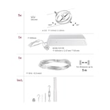 thumbnail of Paulmann CorDuo Système sur câbles Cardan Kit de base GU5,3  max. 5x10W   230/12V Chrome mat 94436