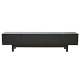 thumbnail of Meuble TV 2 portes rectangulaire L160 cm noir