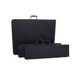 thumbnail of 3-tlg. Tisch-Set Sitzgruppe Gartengruppe Tisch Bank Rattan-Optik