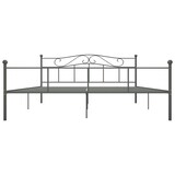 thumbnail of vidaXL Bettgestell Grau Metall 180×200 cm