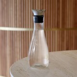 thumbnail of Ogo Living - Carafe adam 1200ml en verre borosilicate bouchon acier inoxydable