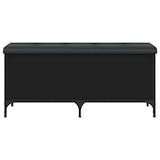 thumbnail of vidaXL Opbergbankje 102x42x45 cm bewerkt hout zwart