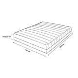 thumbnail of DoubleDry Hoeslaken Flanel 140 x 200 cm - 100% zacht katoen - wit