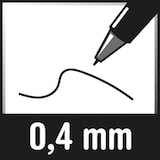 thumbnail of Pilot Einziehbar Gelschreiber Blau 0.4 mm Mittel Kegelförmig Nachfüllbar 89% Recycelt 20 Stück