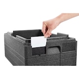thumbnail of thermohauser EPP-thermobox GN 1/1 Gastrostar inclusief deksel - 15 liter volume - 60 x 40 x 14,5 cm - 5-kleurige set kaartjes