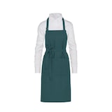 thumbnail of LISBON - Cotton Heavyweight Bib Apron with Pocket: One Size / Olive