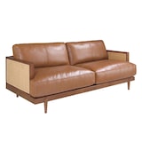thumbnail of Angel Cerdá  3-Sitzer-Sofa aus braunem Leder 6177C