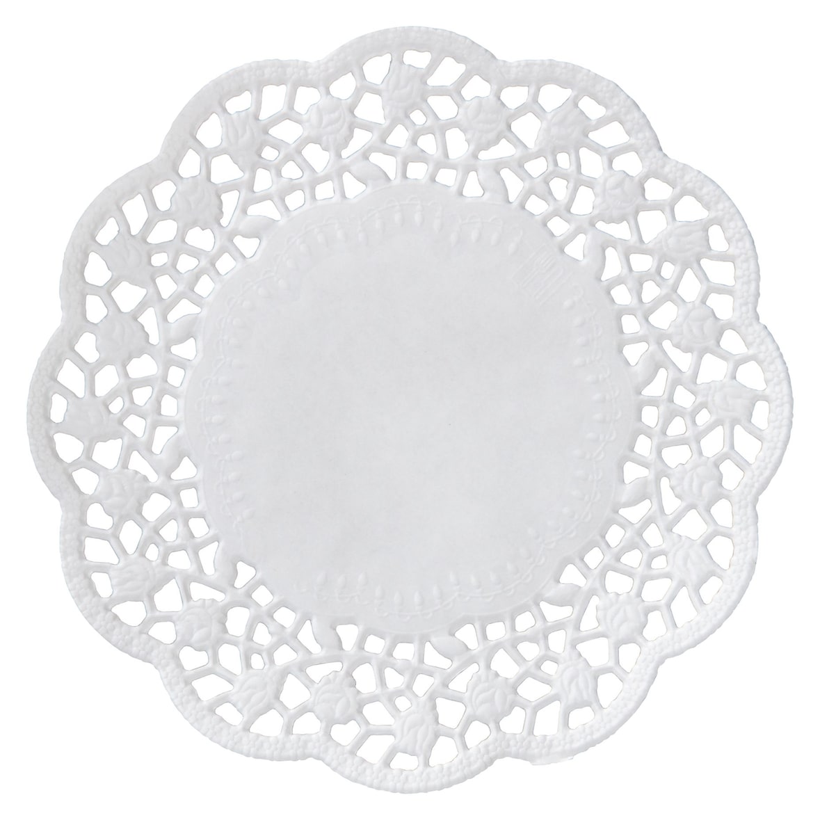 METRO Professional Tassendeckchen, Papier,  Ø 14 cm, rund, weiß, 250 Stück