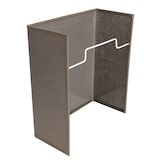 thumbnail of Licht-Erlebnisse Loft Wandleuchte ALICE Stoff Schirm Taupe eckig gemütlich E27 Moderne Design Wandlampe Schlafzimmer Wohnzimmer Flur, DO181-98-02