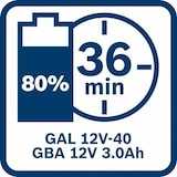 thumbnail of Chargeur bosch gal 1240 cv li-ion 10,8v - 12v 1600a019r3