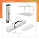 thumbnail of Carpa Plegable 3x3 m Javea Blanca – Incluye Vientos y Piquetas de Fijación - Lona Rafia 100 gr/m2