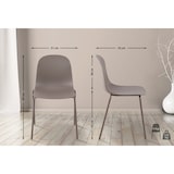 thumbnail of Lot de 2 chaises Hardin Taupe