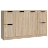 thumbnail of vidaXL Sideboards 3 Stk. Sonoma-Eiche Holzwerkstoff
