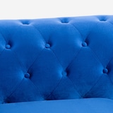 thumbnail of Divano Chesterfield in velluto 3 posti stile classico vintage Norwich - Blu-DI764NPUBL