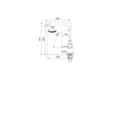 thumbnail of Franke Messing Hochdruck Armatur Active L Window Schwenkauslauf Chrom