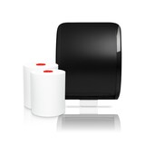 thumbnail of SET: Handtuchrollenspender Autocut, Blanc Cosmos + 2 Handtuchrollen PREMIUM TAD - PRODUKTSET