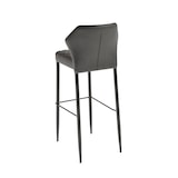 thumbnail of Louis Barhocker Schwarz, kunstleder gepolstert, feuerhemmend, 50x47x105cm (BxTxH), 52103