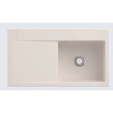 thumbnail of Villeroy&Boch Spülbecken mit Abtropffläche links, Subway Style 50 Crema Beige 90x51cm, Keramik, Handbetätigung
