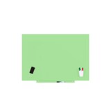 thumbnail of Rocada, Whiteboard Magnetisch Rahmenlos, 75x115 cm, Wandmagnettafel, Grün Lackiert, Mit Stiftablage und trocken Abwischbar - RAL Farbe 230