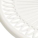 thumbnail of Mesa de jardín aluminio fundido blanco 62x62x65 cm