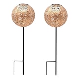 thumbnail of SOLARLEUCHTEN 2er-set orientalische H45cm AGADIR