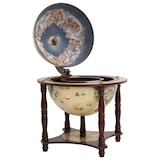 thumbnail of Décoshop26 - Globe bar support à vin bar forme globe marron bois d'eucalyptus massif brun DEC024454
