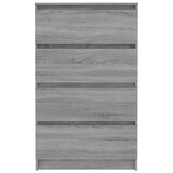 thumbnail of vidaXL Dressoir 60x35x98,5 cm bewerkt hout grijs sonoma eikenkleurig