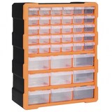 thumbnail of Multi-Schubladen-Organizer 4 | vidaXL : Farbe - Orange und Schwarz