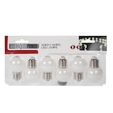 thumbnail of Lâmpada LED, 0,6 W, 6 peças, branco quente