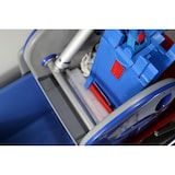 thumbnail of CleanSV Deluxia Profi PE Reinigungswagen LamoSet 40 cm, 1 Laschenmop Halter, 4 x Laschenmop Baumw., 2 Lamo Microfaser, Teleskopstiehl