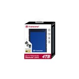 thumbnail of Transcend StoreJet 25H3 Disco Duro Externo 4000 GB Azul, Marino